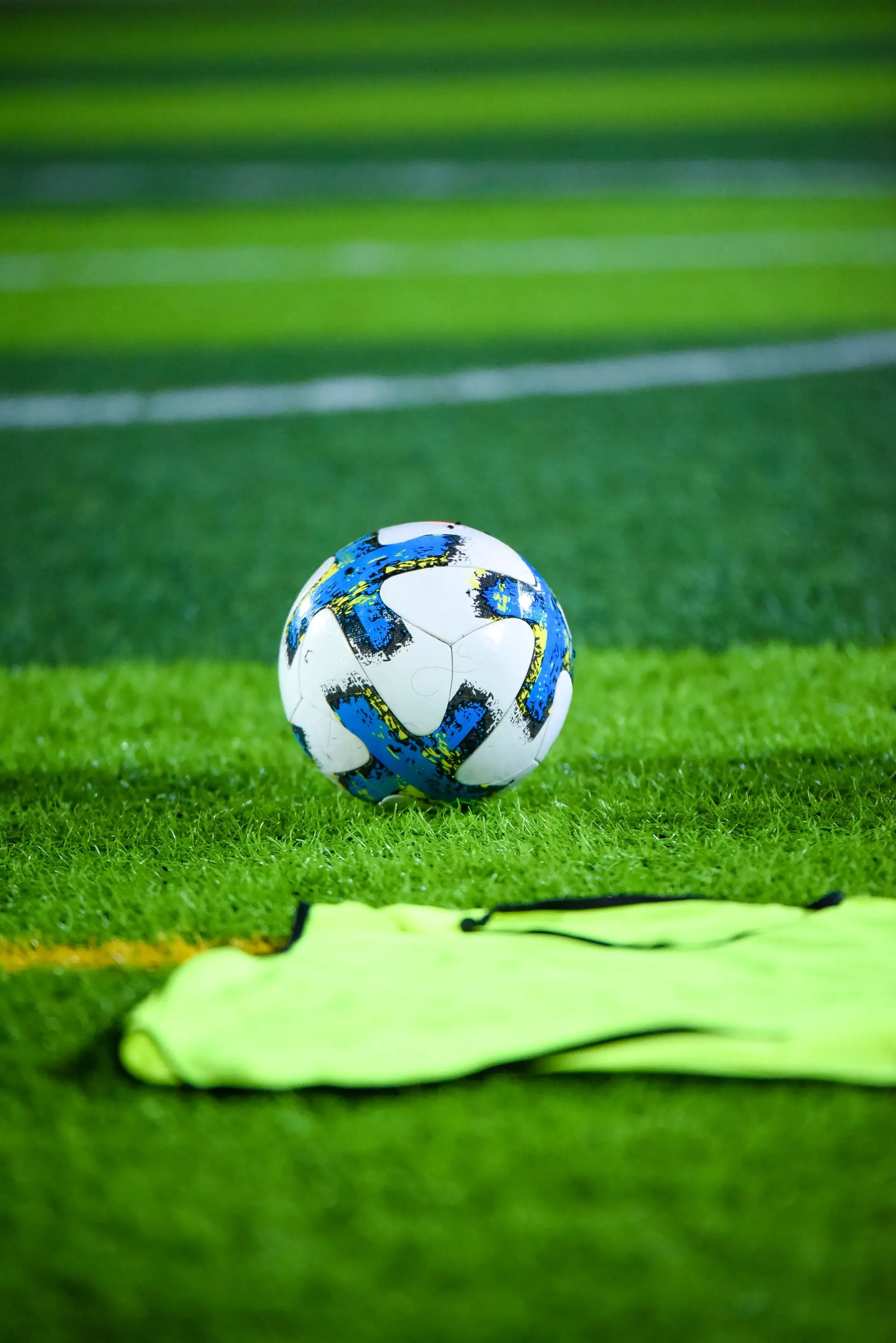 Player walking on the pitch